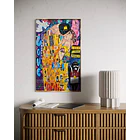 CUADRO POP ART EL BESO  1