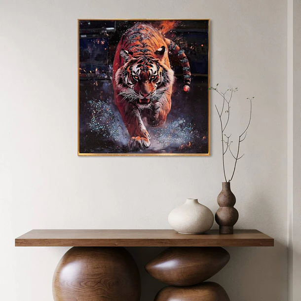 CUADRO TIGRE FUERZA