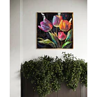 CUADRO TULIPANES COLORES  1