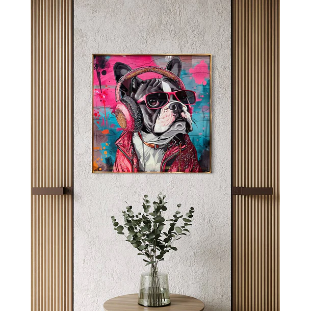 CUADRO BULLDOG FRANCES