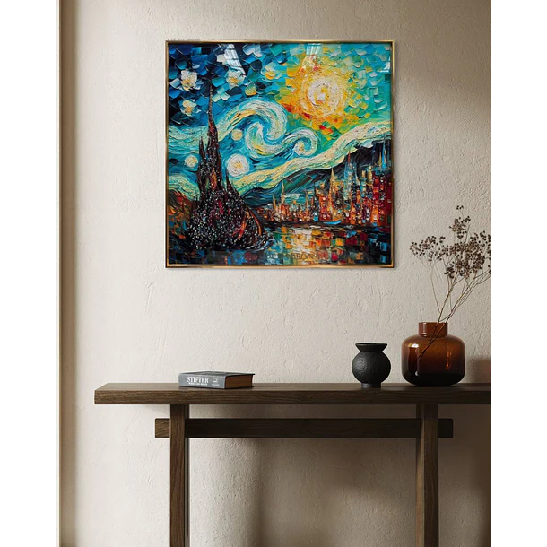 CUADRO CIELO VIBRANTE 