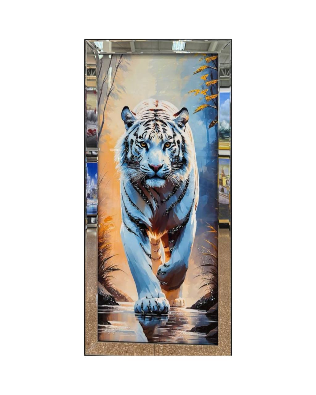 CUADRO TIGRE BLANCO  2