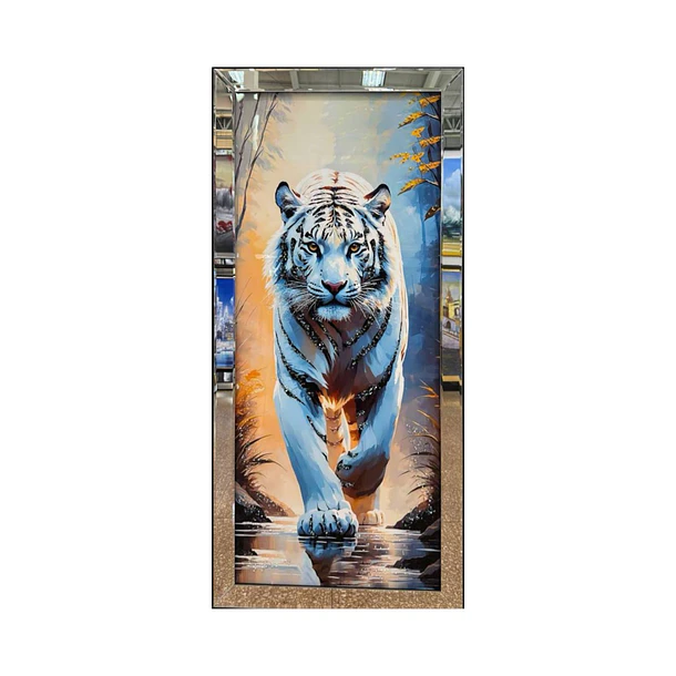 CUADRO TIGRE BLANCO 