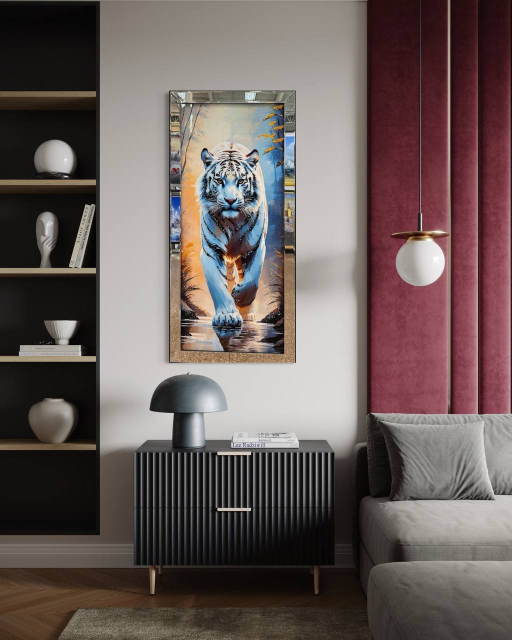 CUADRO TIGRE BLANCO  1