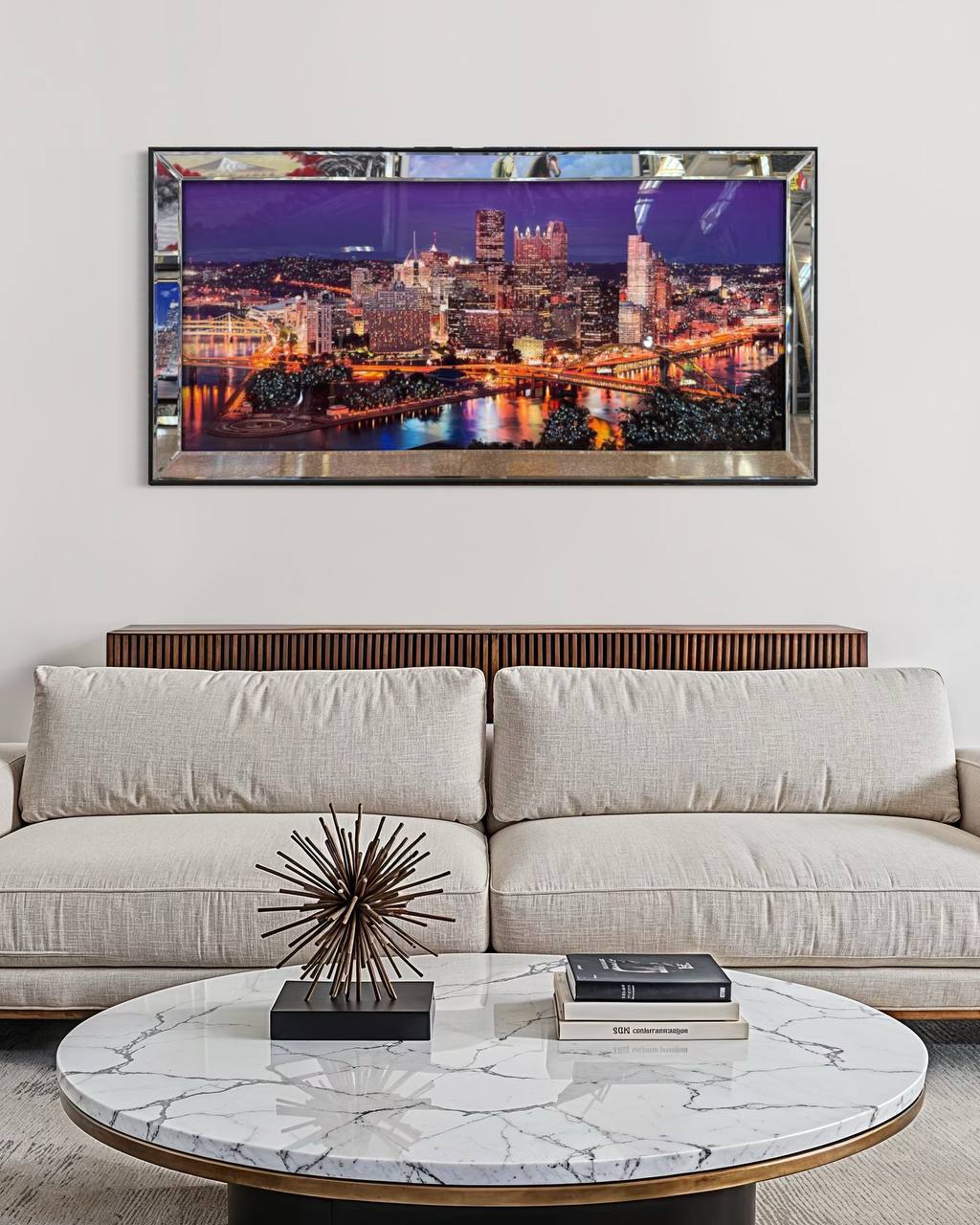 CUADRO SKYLINE DE PITTSBURGH 1