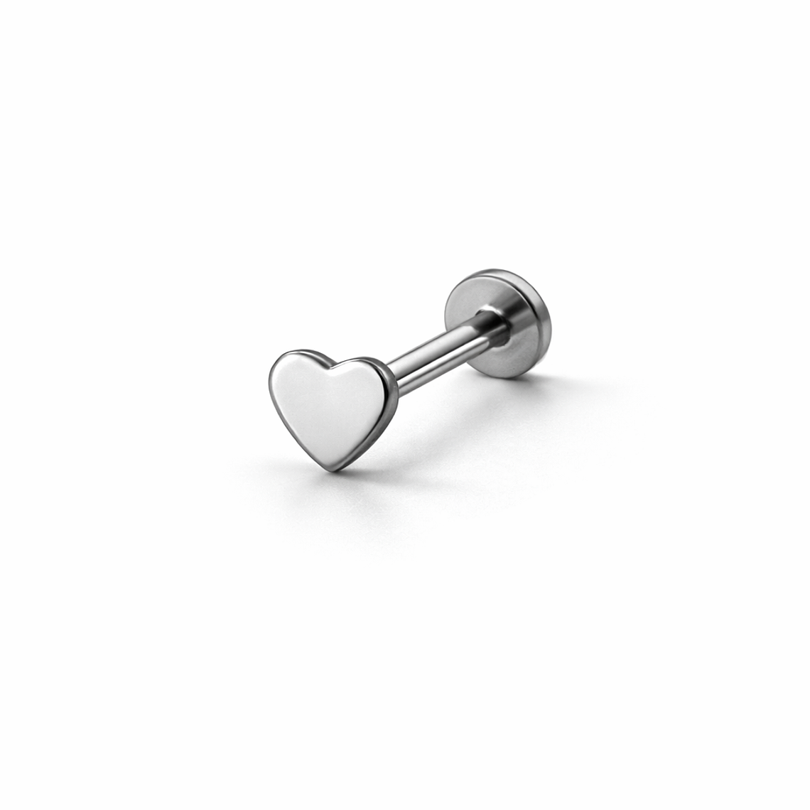 Labret Essential Heart Silver 1