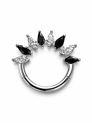 Onyx & Diamond Sunburst