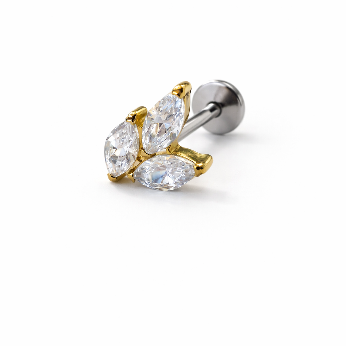 Labret Triple Marquise Petal 1