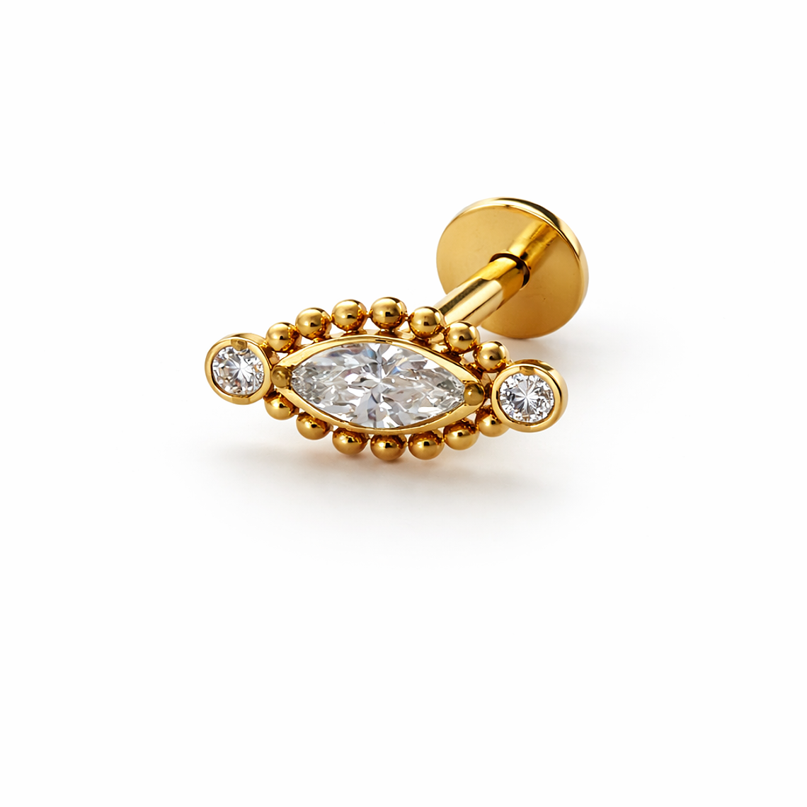 Labret Marquise Royal Gold 1