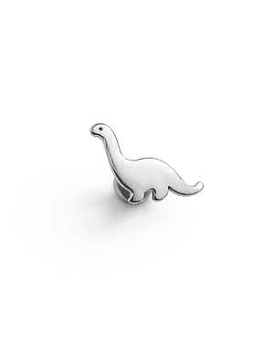 Labret Golden Dino Silver