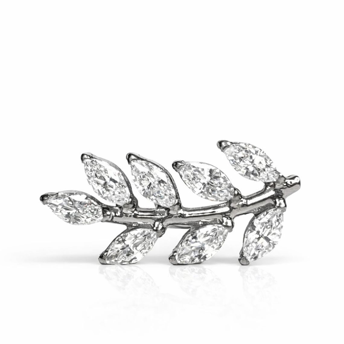 Labret Laurel Branch Silver 1