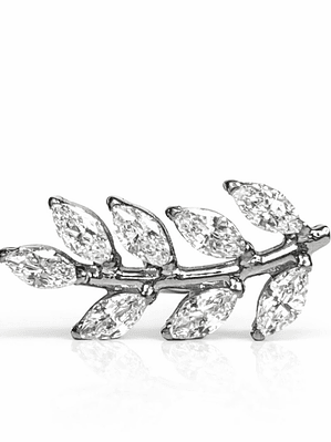 Labret Laurel Branch Silver