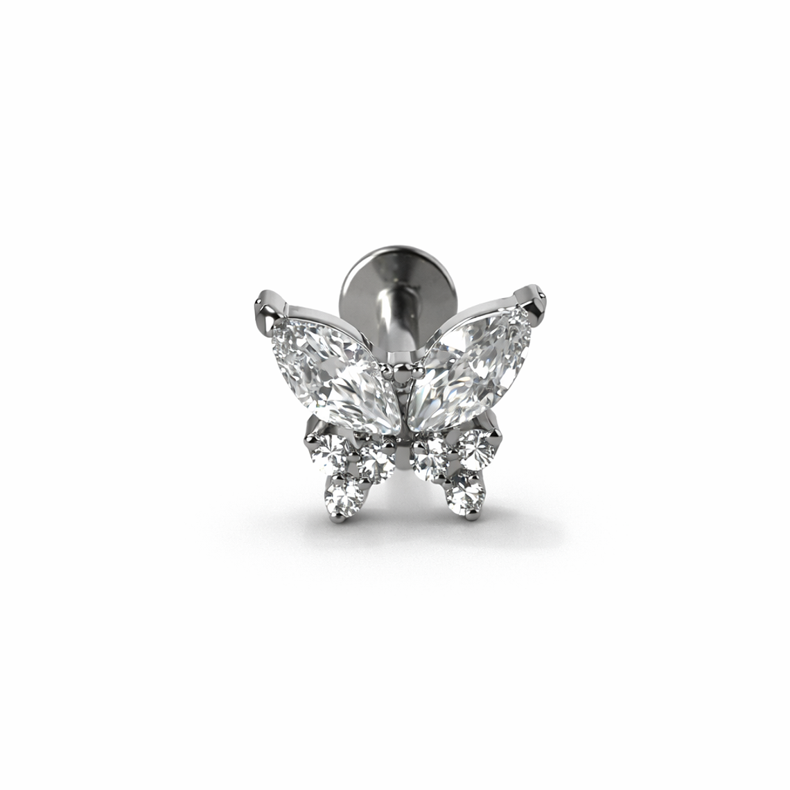 Labret Mariposa Geo Crystal 1