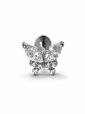 Labret Mariposa Geo Crystal