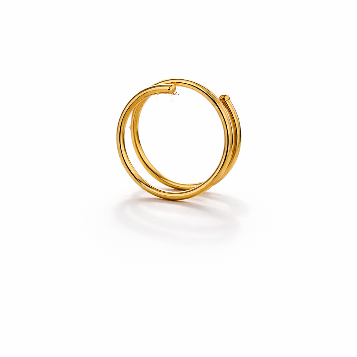 Nostril Double Ring Gold – Oro 18K 1