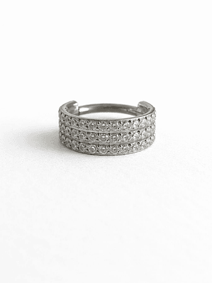 Aro Clicker Stellar Triple Row Silver