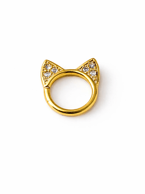Argolla Gold Kitty Crystal