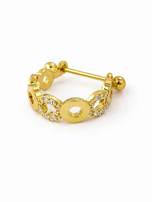 Argolla Frontal Golden Infinity