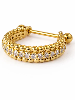 Argolla Frontal Golden Bubbles