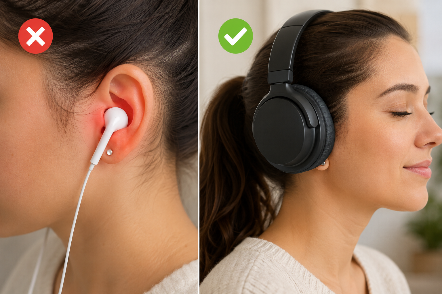 ¿Se puede ocupar audifonos luego de perforar?