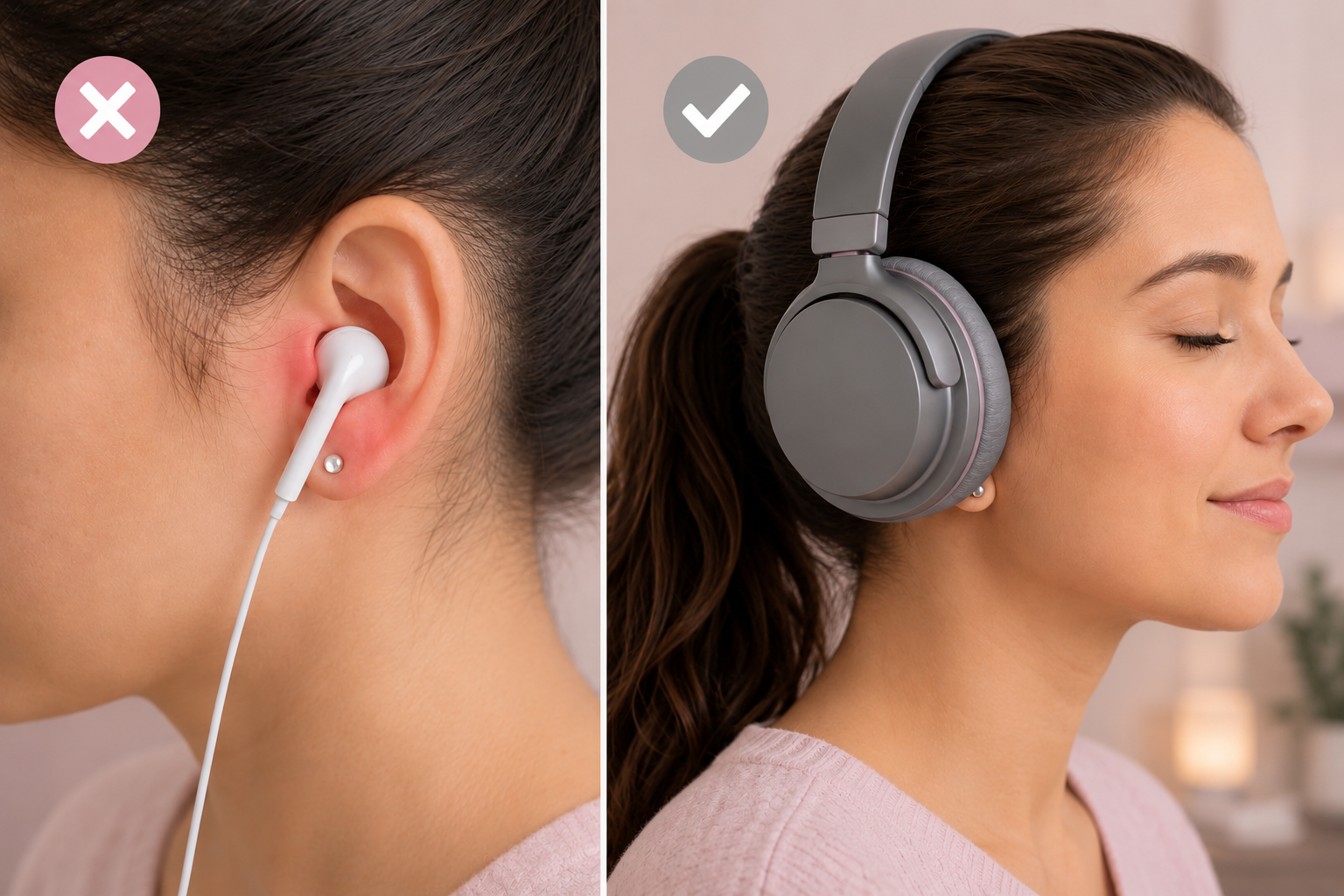 ¿Se puede ocupar audifonos luego de perforar?