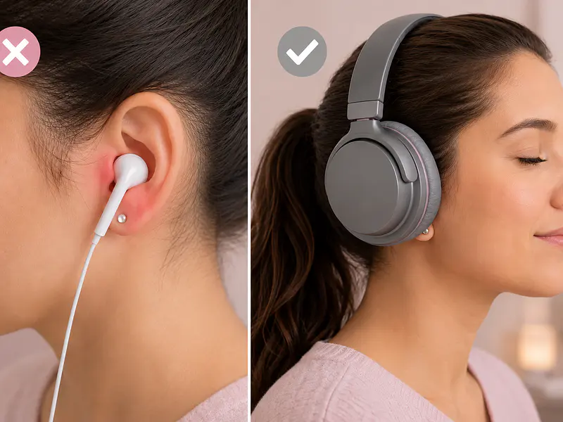 ¿Se puede ocupar audifonos luego de perforar?