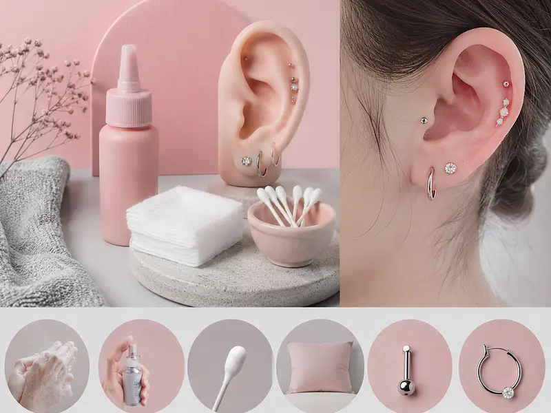 ¿Cuánto tarda en cicatrizar un piercing en la oreja?