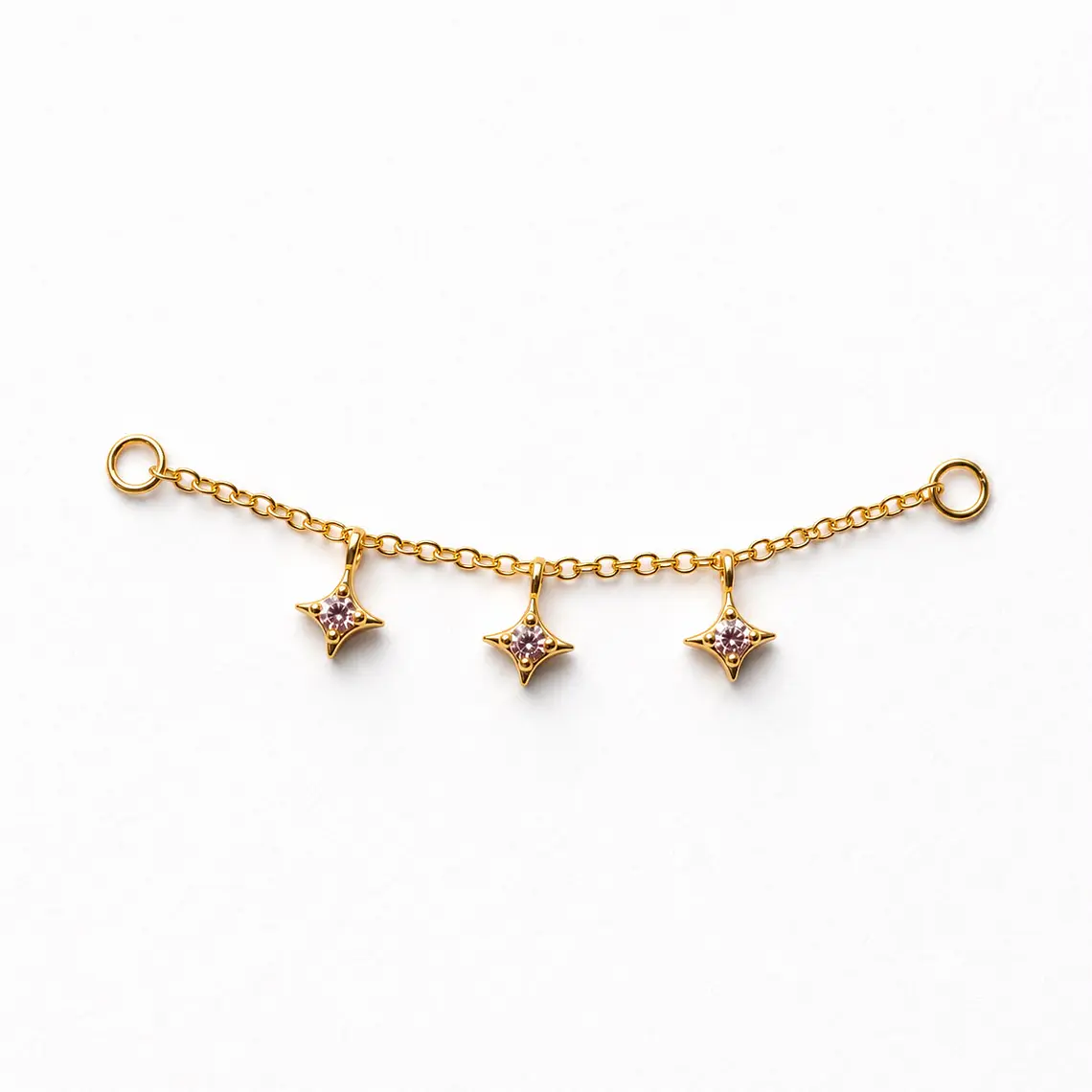 Cadena Triple Estrella Gold  1