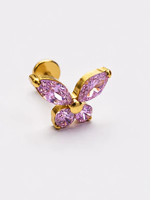 Piercing Mariposa Pink Titanium