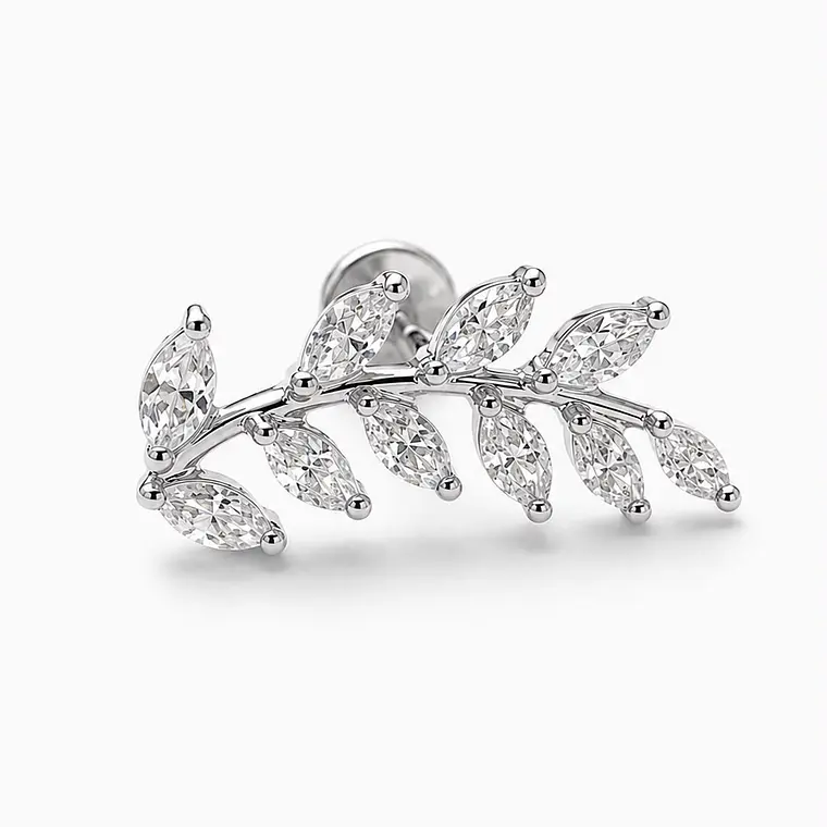 Piercing Rama Crystal Titanium 1