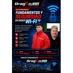 Taller ACTUALIZADO: Fundamentos y Seguridad en Redes Wi-Fi (presencial)