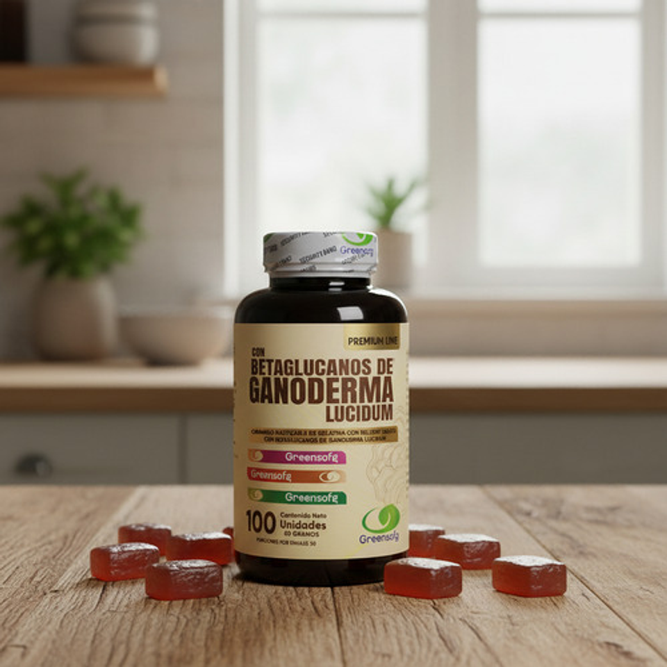 Betaglucanos Ganoderma Lucidum Greensofg 100 Unidades 2