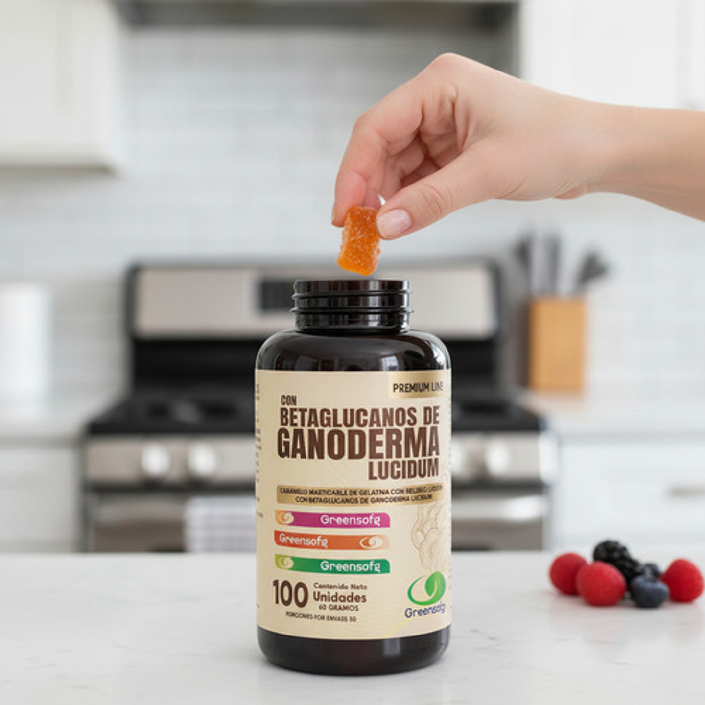 Betaglucanos Ganoderma Lucidum Greensofg 100 Unidades 3