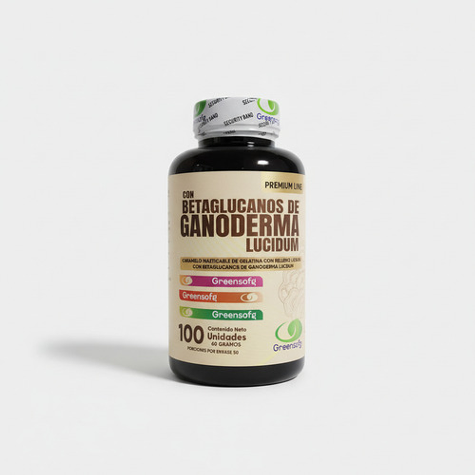Betaglucanos Ganoderma Lucidum Greensofg 100 Unidades 5