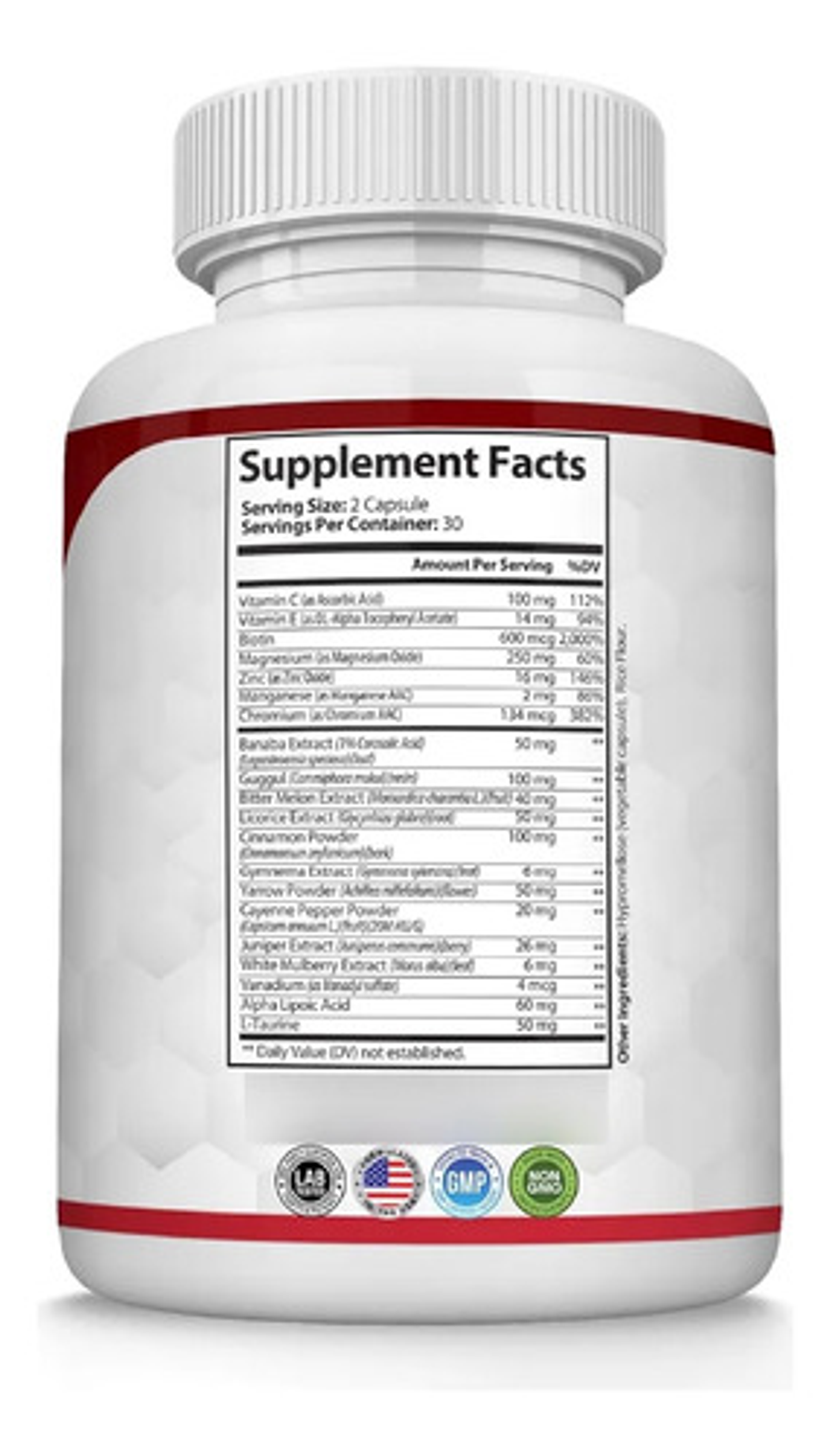 Suplemento De Azúcar En Sangre Blood Sugar Complex Toplux 60 Capsulas Sabor Sin Sabor 4