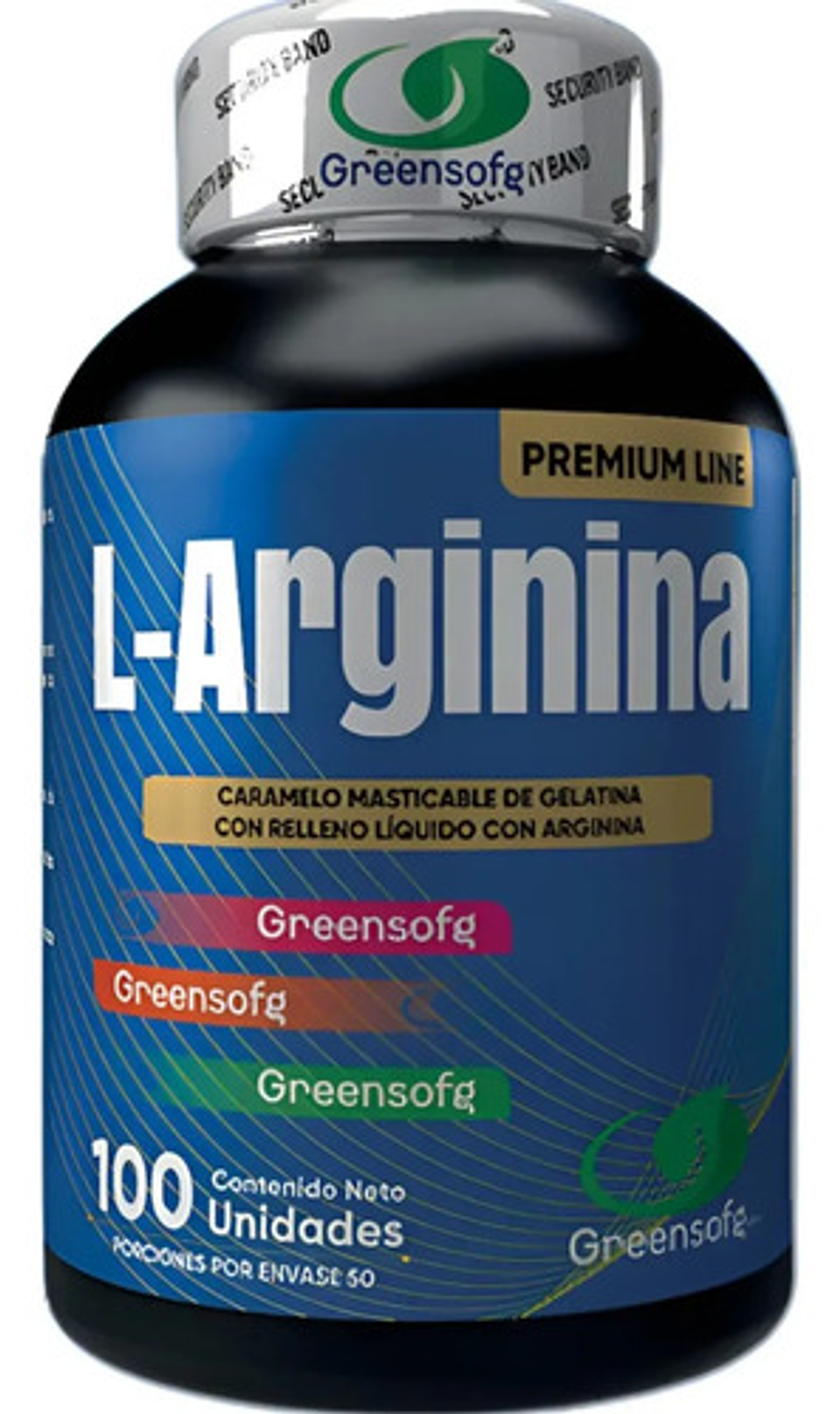 L-arginina Greensofg Premium Line 100 Cap  Supl 1
