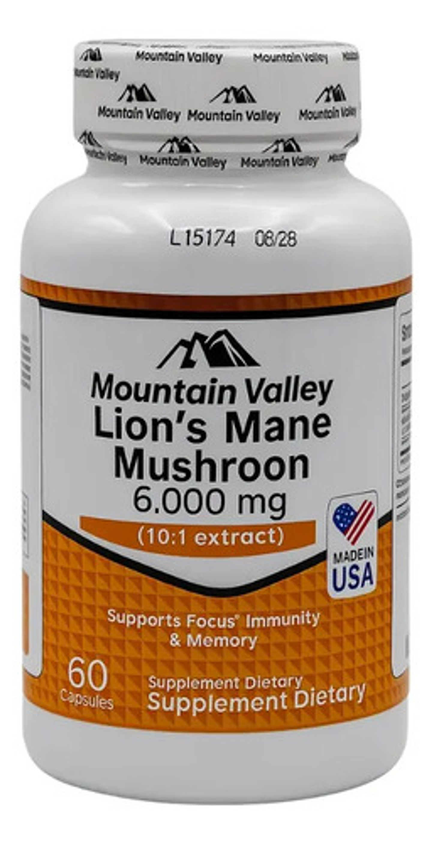 Melena De Leon Mushroon  6.000 Mg  X60cap 1