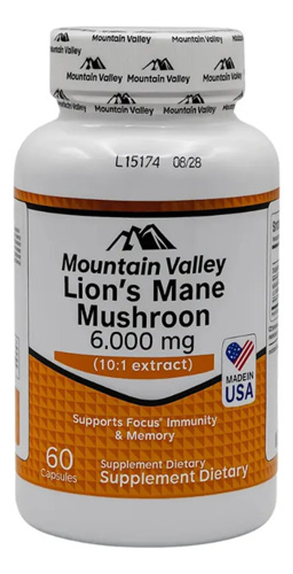 Melena De Leon Mushroon  6.000 Mg  X60cap 1