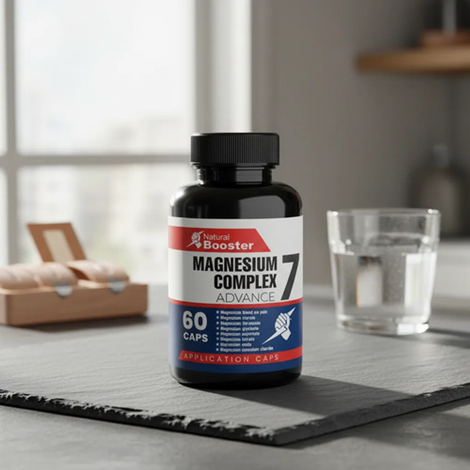 Magnesio Complejo 7 Advance Natural Booster 60 Cápsulas 3