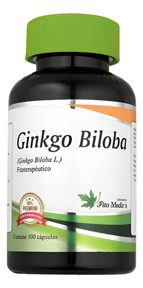 Suplemento En Capsulas Fito Medics Suplemento Ginkgo Biloba Extract Sin Sabor