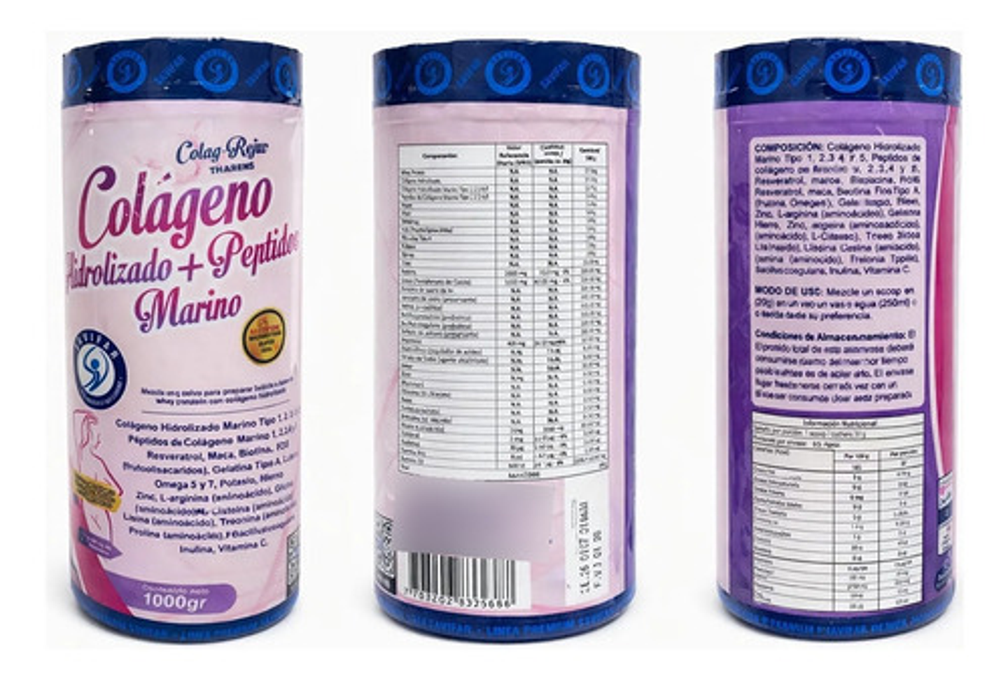 Colageno Hidrolizado + Peptidos Marino X1000 Mg Savifar 2