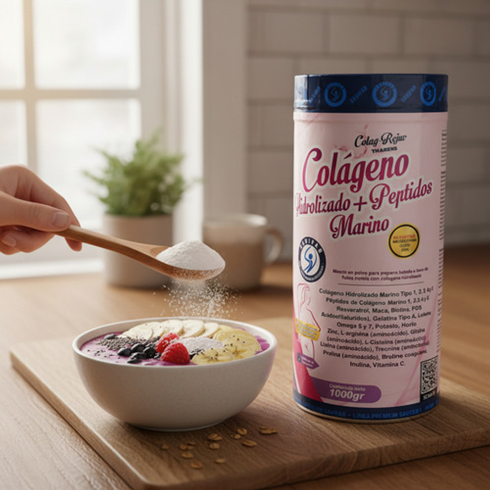 Colageno Hidrolizado + Peptidos Marino X1000 Mg Savifar 3