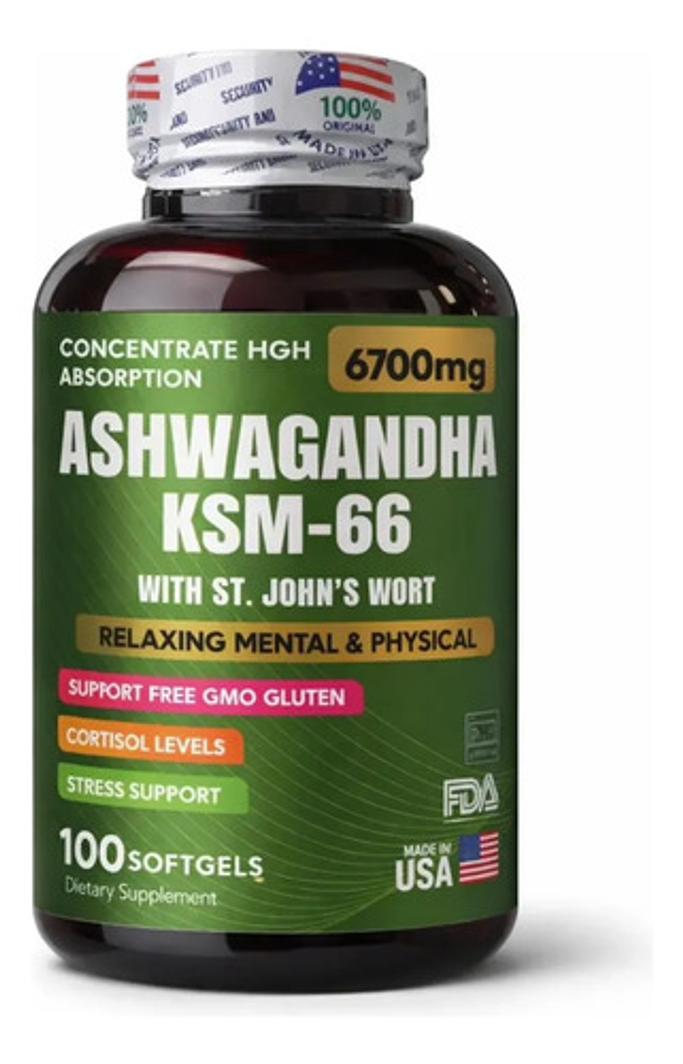 Ashwandha Ksm 66 X100 Cápsulas 1