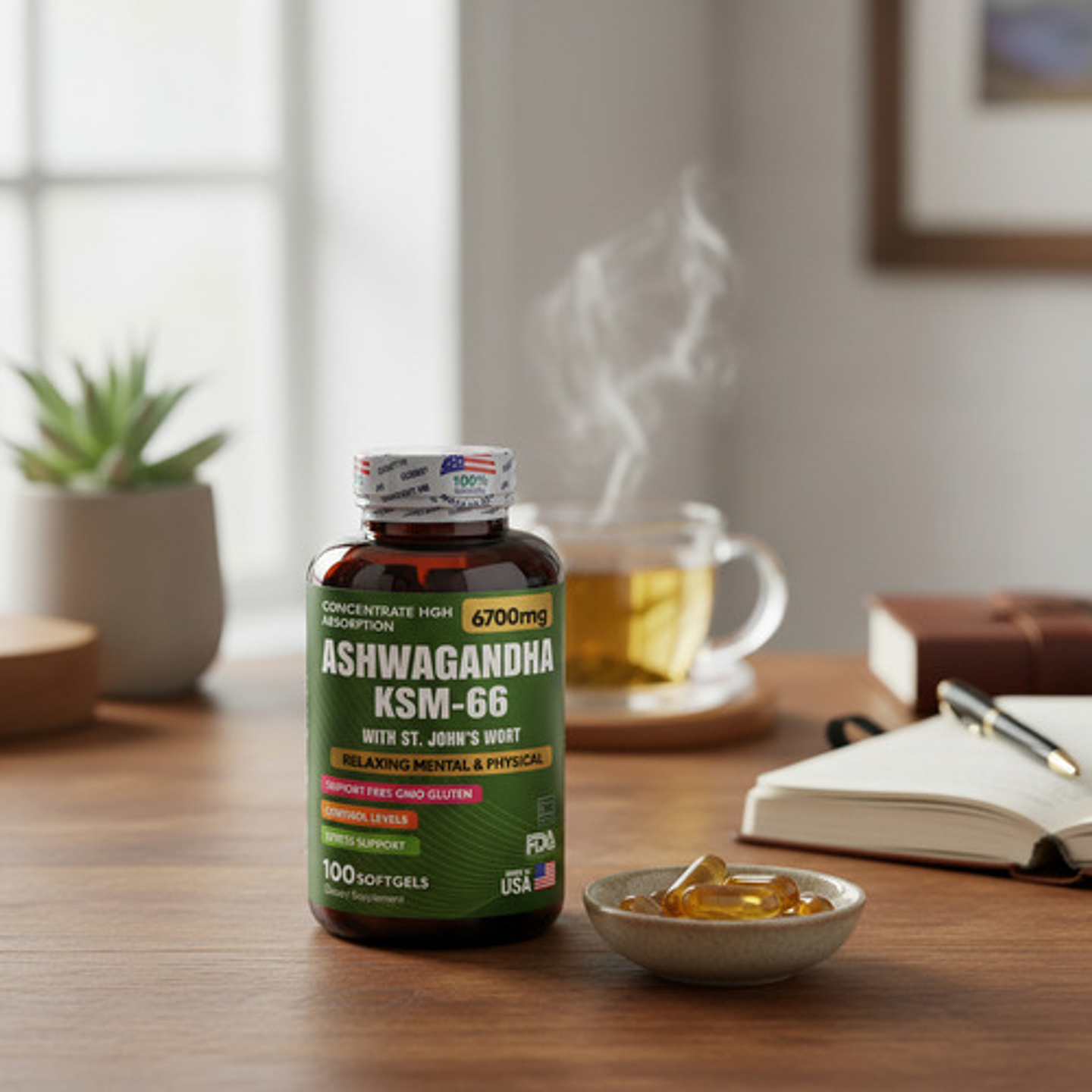 Ashwandha Ksm 66 X100 Cápsulas 2