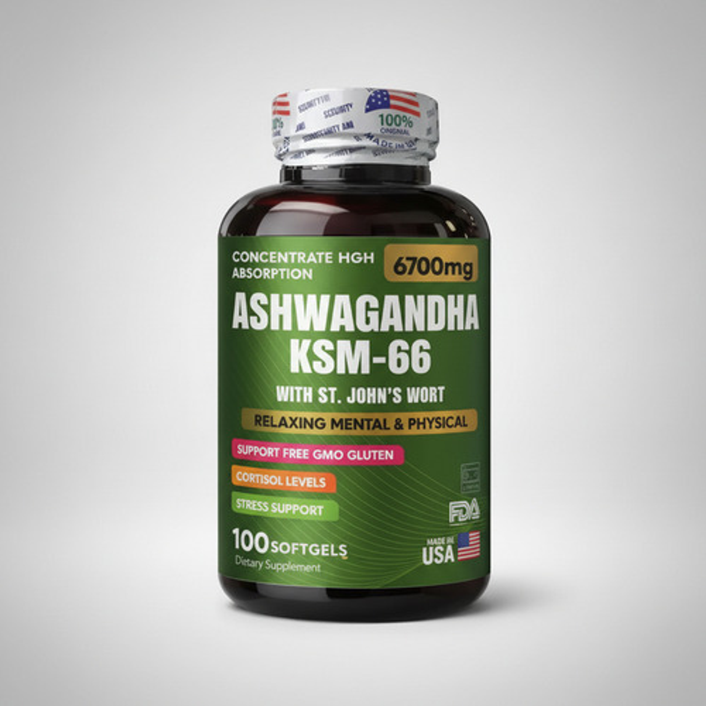 Ashwandha Ksm 66 X100 Cápsulas 3