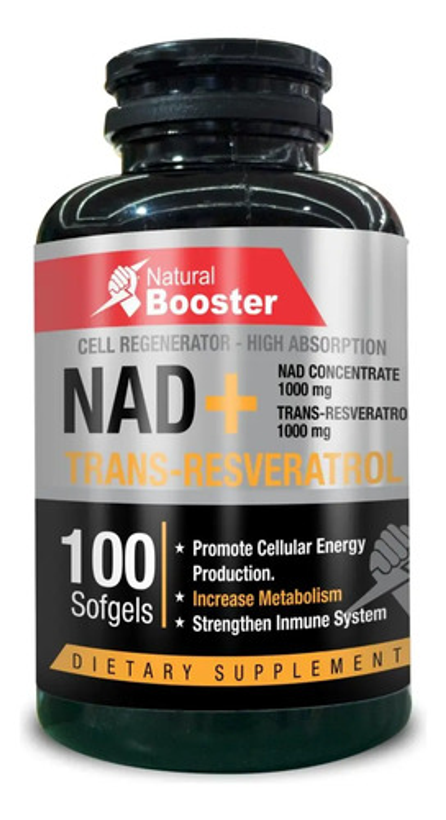 Nad + Resveratrol Booster X100 1