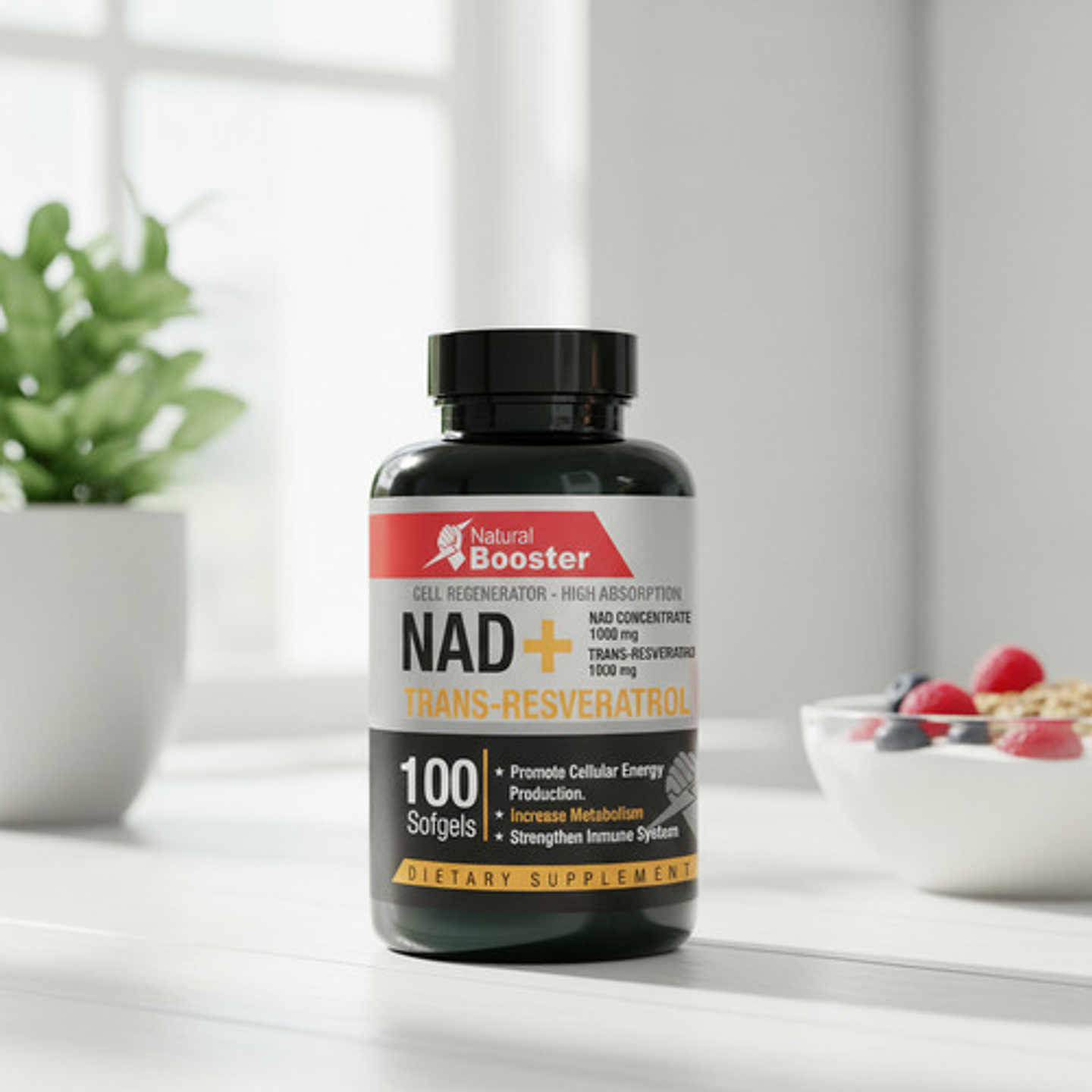 Nad + Resveratrol Booster X100 3