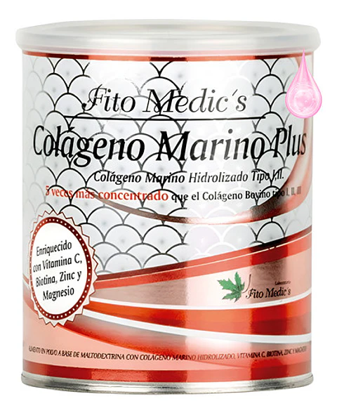 Colágeno Marino Plus Hidrolizado En Polvo 10.000mg Sabor Natural 400g