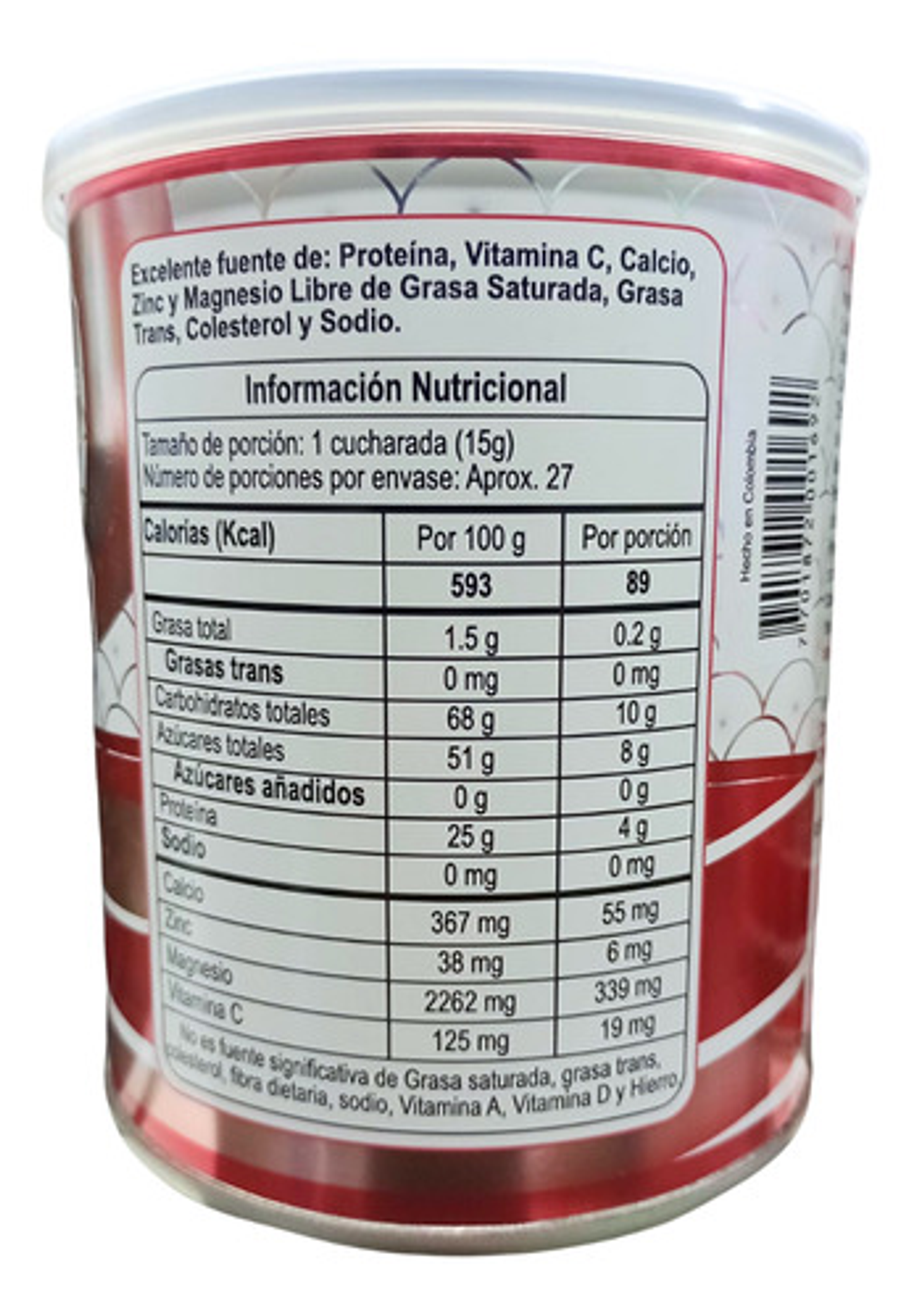 Colágeno Marino Plus Hidrolizado En Polvo 10.000mg Sabor Natural 400g 3