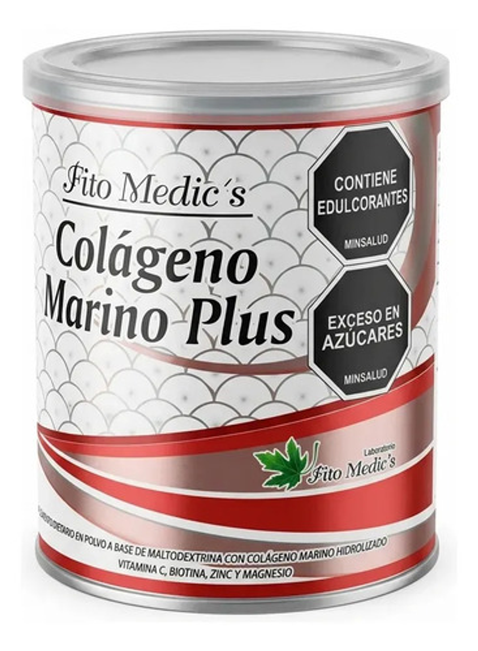 Colágeno Marino Plus Hidrolizado En Polvo 10.000mg Sabor Natural 400g 4